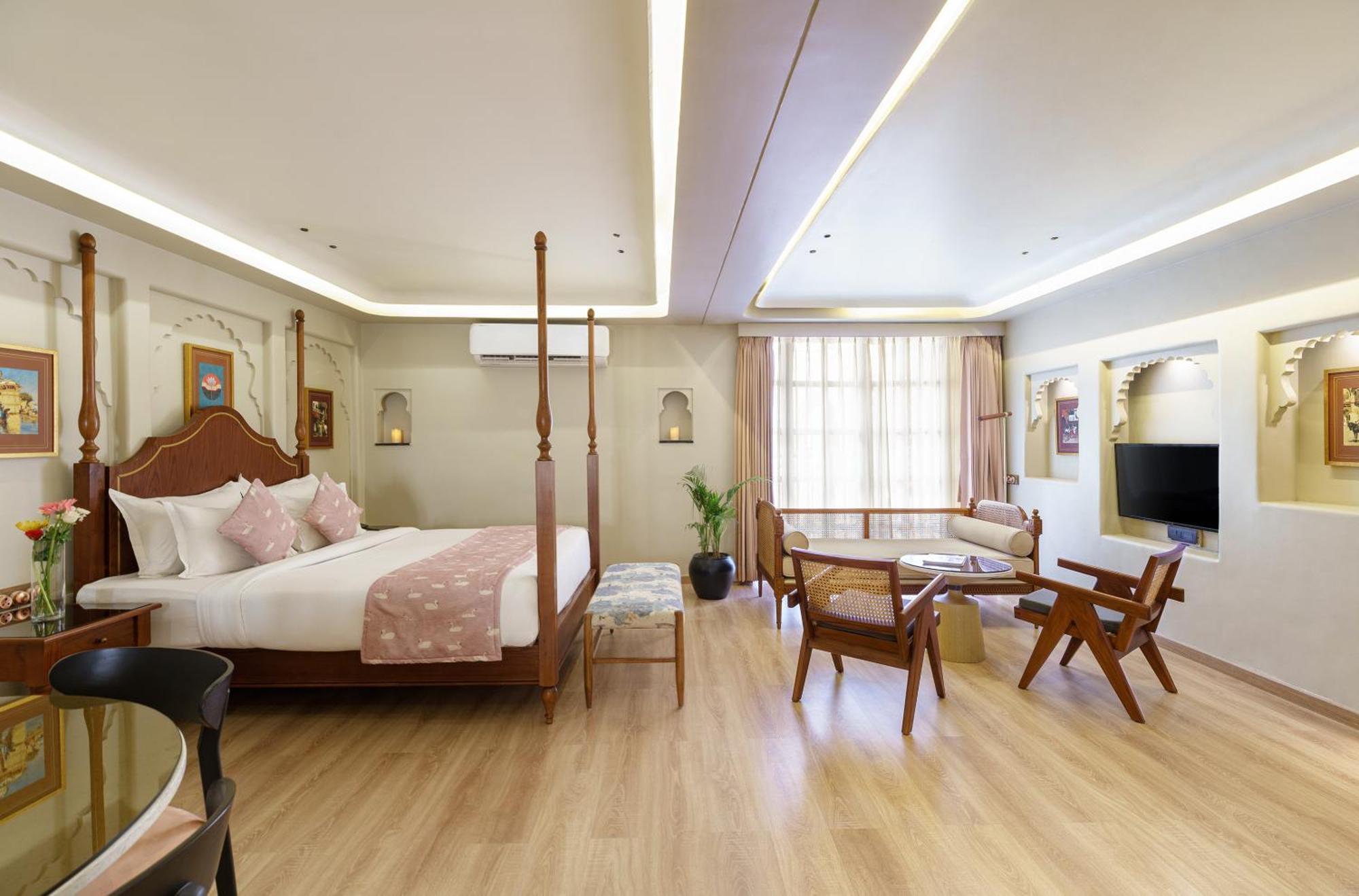 Hotel The Red Pier By Downtown Udaipur Exterior foto